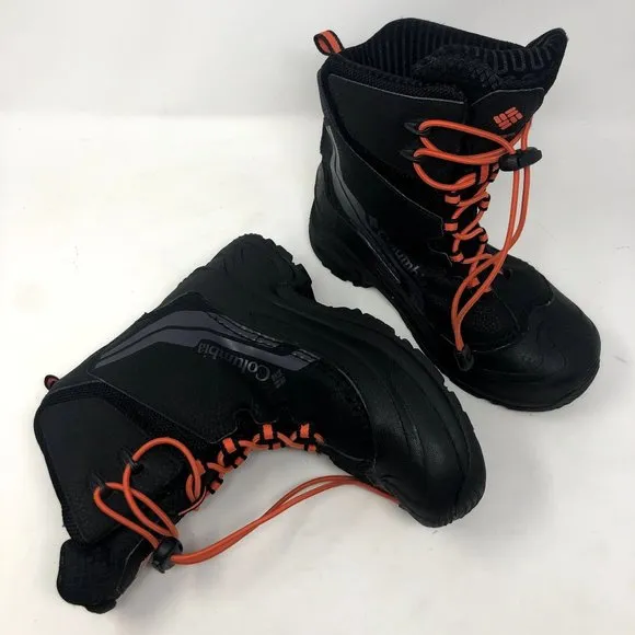 Columbia Waterproof 200 Grams Black Winter Boots, Size 5