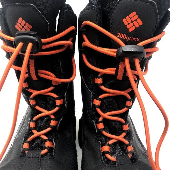 Columbia Waterproof 200 Grams Black Winter Boots, Size 5