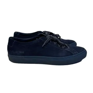 Common Projects Men's US 8 / EU 41 Achilles Suede Sneakers in Navy Blue 2152