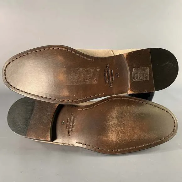 COMMON PROJECTS Taupe Suede Lace-Up Oxford Shoes