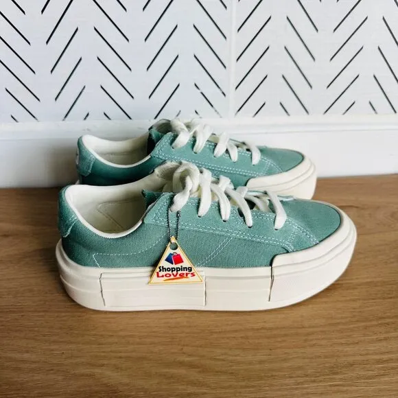⭐Converse 7.5 Women's Shoes Chuck Taylor All Star Cruise Sneakers Green A09842C