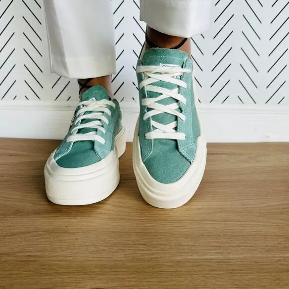 ⭐Converse 7.5 Women's Shoes Chuck Taylor All Star Cruise Sneakers Green A09842C