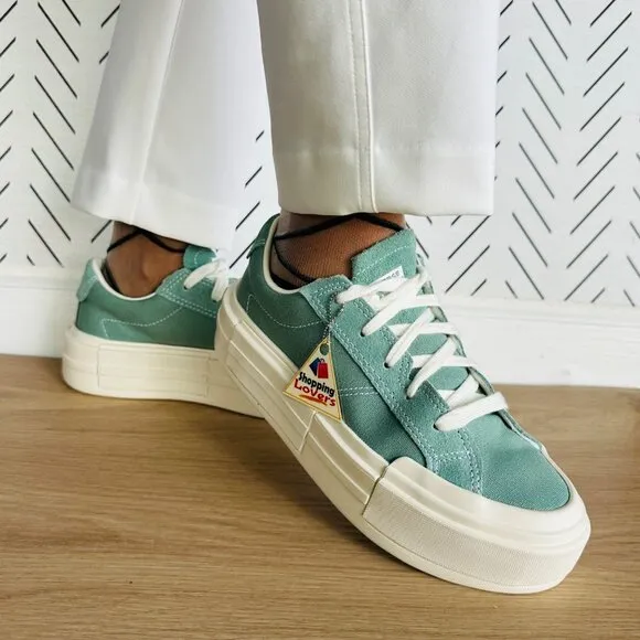 ⭐Converse 7.5 Women's Shoes Chuck Taylor All Star Cruise Sneakers Green A09842C