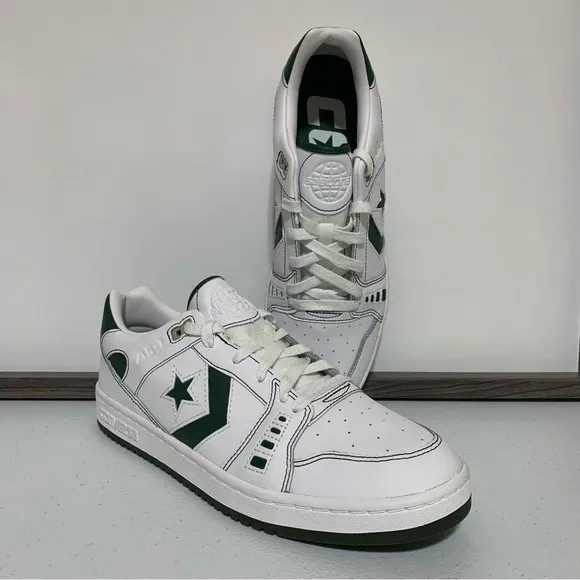 Converse AS-1 Pro Fir White Leather Skateboarding Shoes-Size 10.5  NWOT