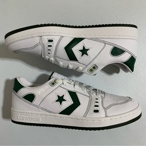 Converse AS-1 Pro Fir White Leather Skateboarding Shoes-Size 10.5  NWOT