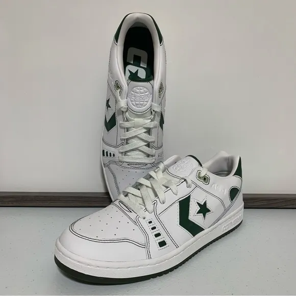 Converse AS-1 Pro Fir White Leather Skateboarding Shoes-Size 10.5  NWOT