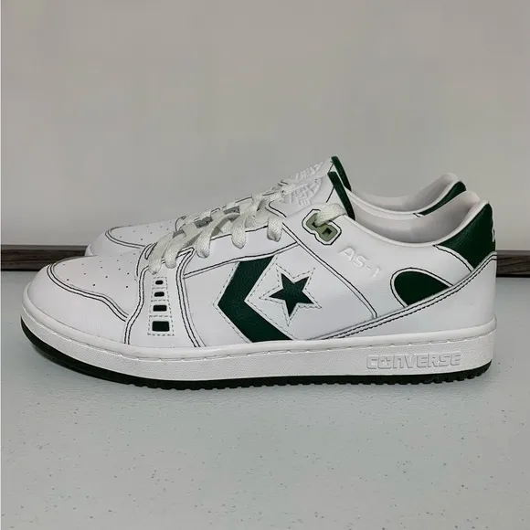Converse AS-1 Pro Fir White Leather Skateboarding Shoes-Size 10.5  NWOT