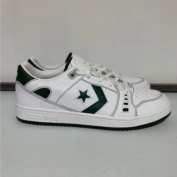 Converse AS-1 Pro Fir White Leather Skateboarding Shoes-Size 10.5  NWOT