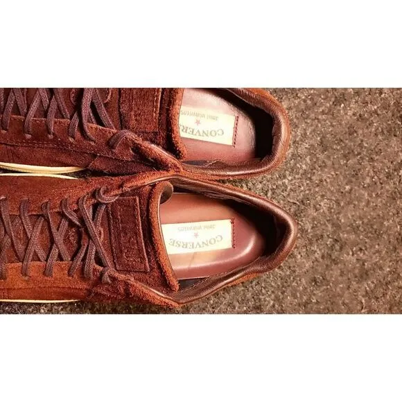 Converse brown suede John vavatos Low's size 7 men 9 women
