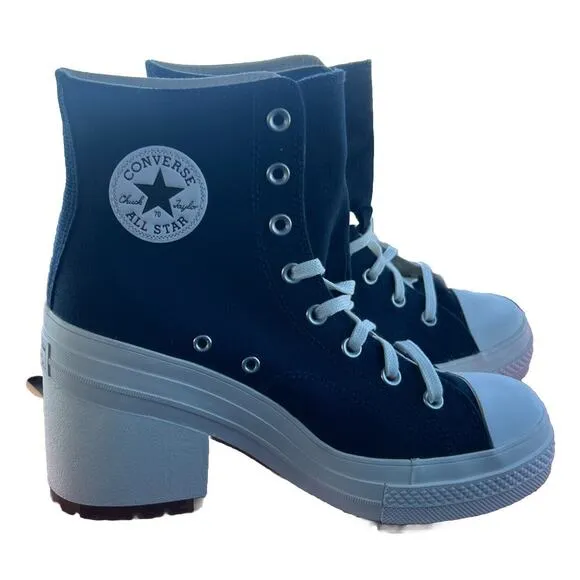 Converse Chuck 70 De Luxe Heel Hi Platform A12042C Navy White Size W11 M9 NIB