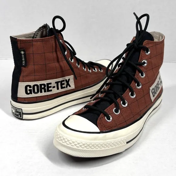 Converse Chuck 70 GTX 171442c CEDAR BARK/EGRET/BLACK Shoes Mens 8.5 Womens 10.5
