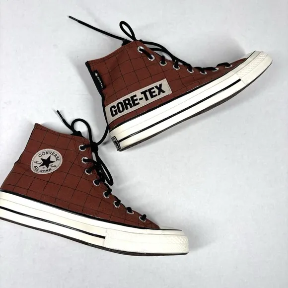 Converse Chuck 70 GTX 171442c CEDAR BARK/EGRET/BLACK Shoes Mens 8.5 Womens 10.5