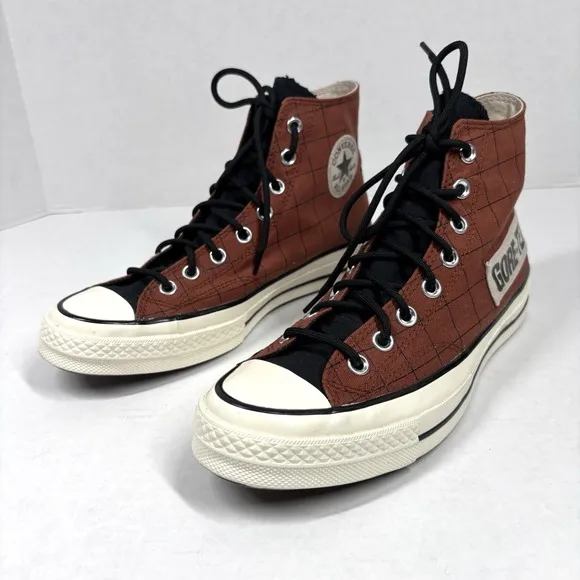 Converse Chuck 70 GTX 171442c CEDAR BARK/EGRET/BLACK Shoes Mens 8.5 Womens 10.5