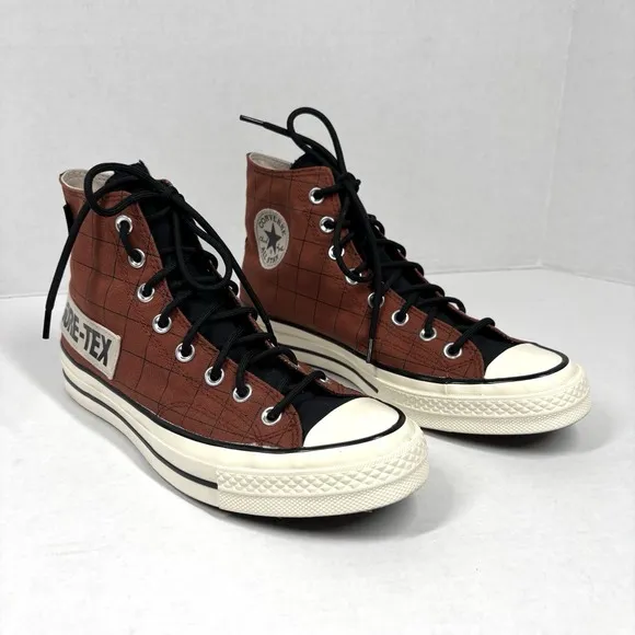 Converse Chuck 70 GTX 171442c CEDAR BARK/EGRET/BLACK Shoes Mens 8.5 Womens 10.5