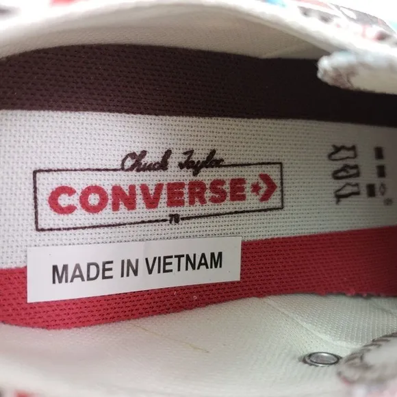 Converse Chuck 70 OX Kids Size 1Y Ice Cream Popsicle Low Sneaker Shoes A00519F