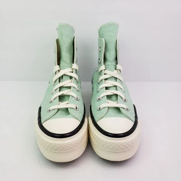 Converse Chuck 70 Plus HI Womens Size 7.5 Sticky Aloe Egret Black Sneaker Shoes