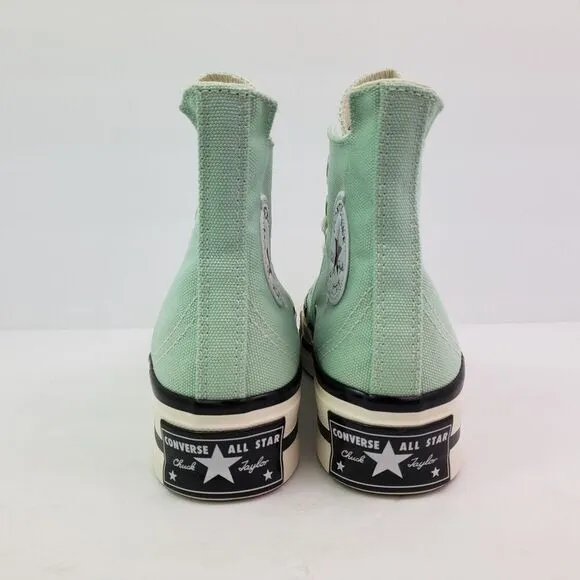 Converse Chuck 70 Plus HI Womens Size 7.5 Sticky Aloe Egret Black Sneaker Shoes