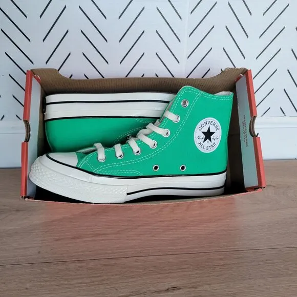 ⭐Converse Chuck Taylor All Star Hi Canvas Size 5.5 Mens Shoes Apex Green A08613F