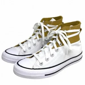 Converse Chuck Taylor High Top Sneakers Casual Men's A04511F Sesame White Shoes