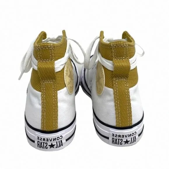 Converse Chuck Taylor High Top Sneakers Casual Men's A04511F Sesame White Shoes