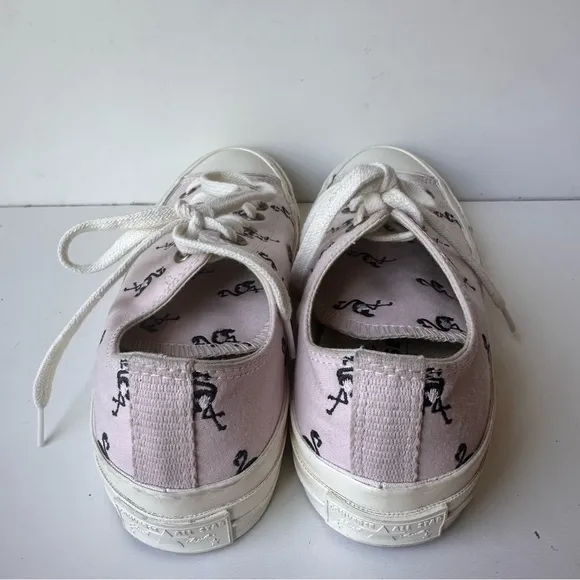 Converse Chuck Taylor Women’s Barely Rose With Dark Purple Flamingos Size:5