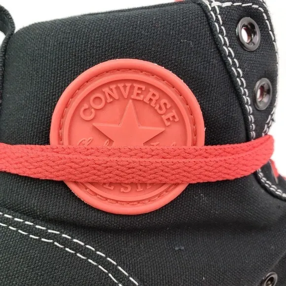 Converse CT Guard HI Mens Sz 9.5 Womens Sz 11.5 Black Red Sneaker Shoes 142289C