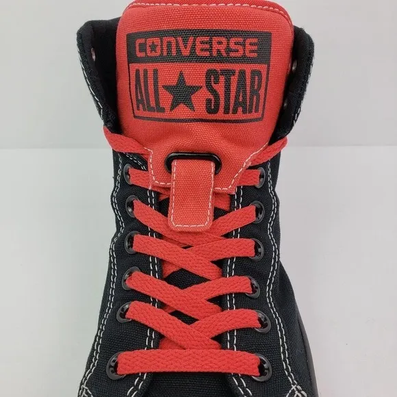 Converse CT Guard HI Mens Sz 9.5 Womens Sz 11.5 Black Red Sneaker Shoes 142289C