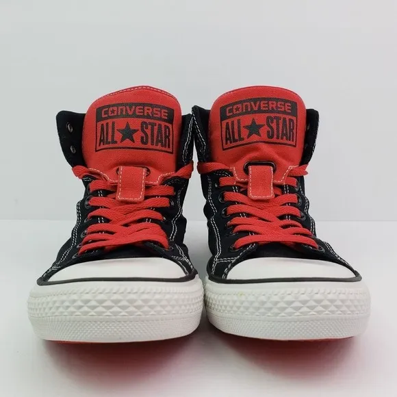Converse CT Guard HI Mens Sz 9.5 Womens Sz 11.5 Black Red Sneaker Shoes 142289C