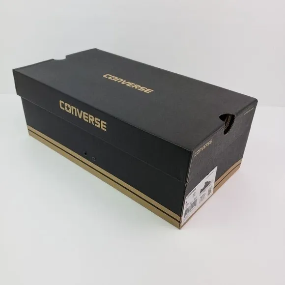 Converse CT Tri Panel OX Womens Size 8.5 Black Low Sneaker Shoes 144724C