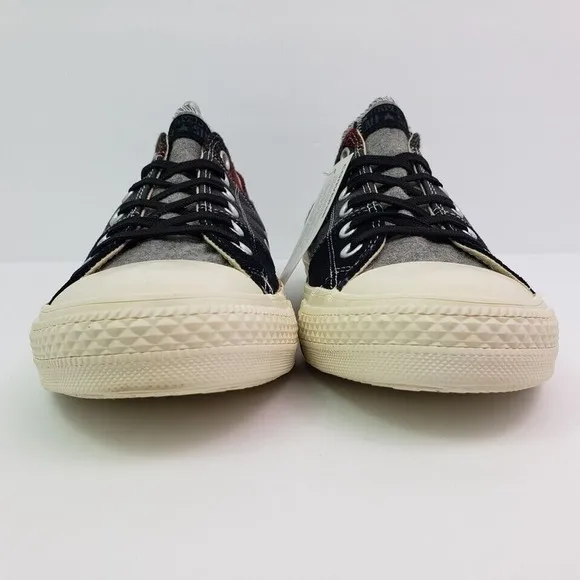 Converse CT Tri Panel OX Womens Size 8.5 Black Low Sneaker Shoes 144724C