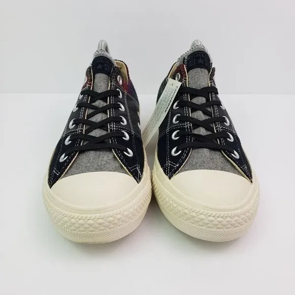 Converse CT Tri Panel OX Womens Size 8.5 Black Low Sneaker Shoes 144724C