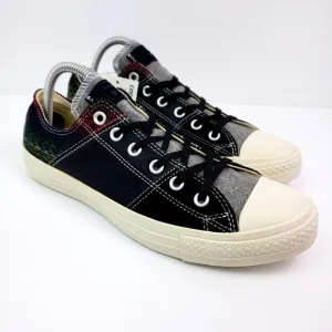 Converse CT Tri Panel OX Womens Size 8.5 Black Low Sneaker Shoes 144724C