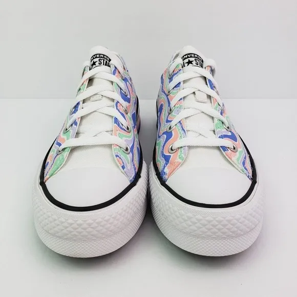 Converse CTAS Eva Lift OX Girls Sz 5Y Womens Sz 6.5 Bleached Coral Low Shoes