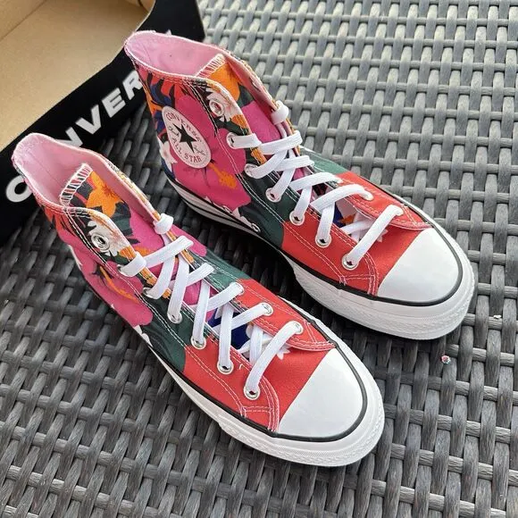 Converse CTAS Lift High Paradise Print Women's Shoes 563975C