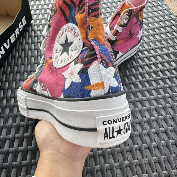 Converse CTAS Lift High Paradise Print Women's Shoes 563975C
