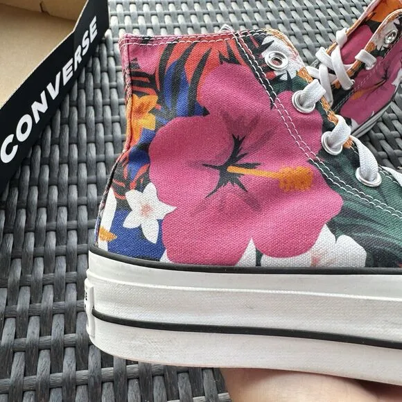Converse CTAS Lift High Paradise Print Women's Shoes 563975C