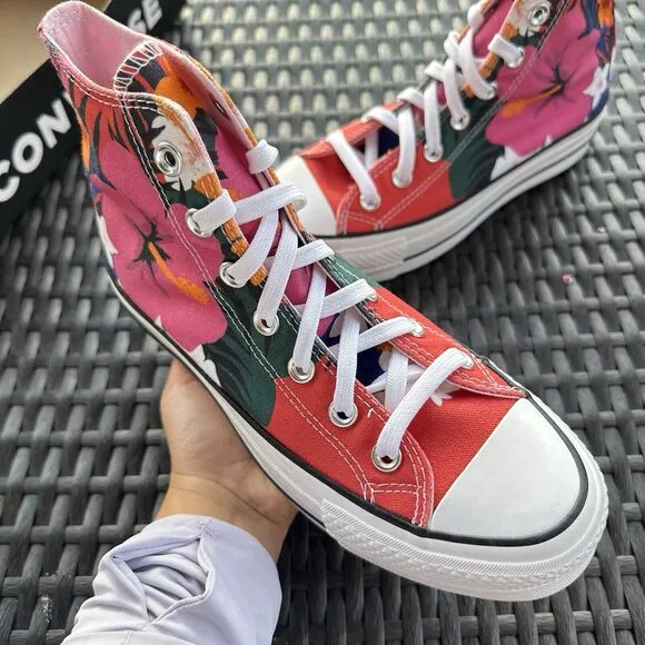 Converse CTAS Lift High Paradise Print Women's Shoes 563975C