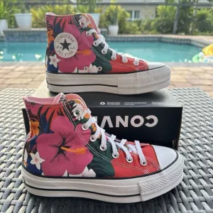 Converse CTAS Lift High Paradise Print Women's Shoes 563975C