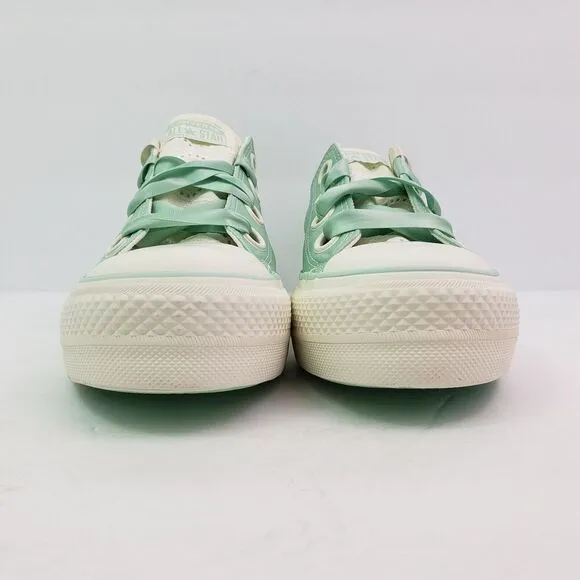 Converse CTAS Lift OX Womens Size 7.5 Sticky Aloe Egret Green Low Sneaker Shoes