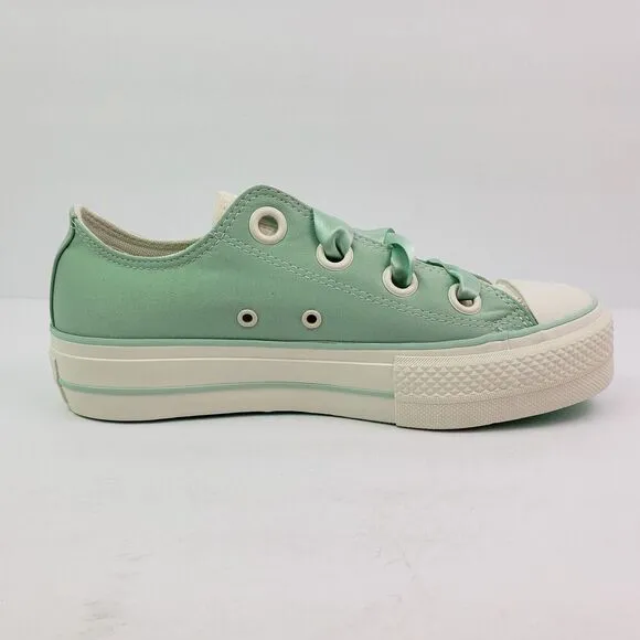 Converse CTAS Lift OX Womens Size 7.5 Sticky Aloe Egret Green Low Sneaker Shoes