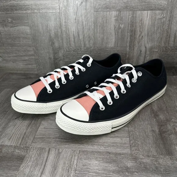 Converse CTAS Low Men's size 13 Black Pink Classic Shoes