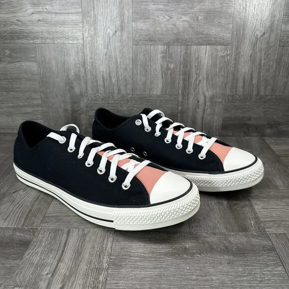 Converse CTAS Low Men's size 13 Black Pink Classic Shoes