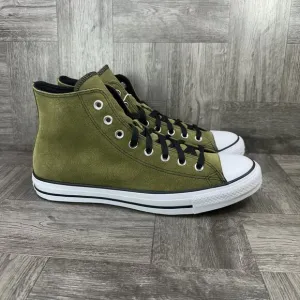 Converse CTAS Men's size 11.5 Olive Green Suede Hightop Shoes