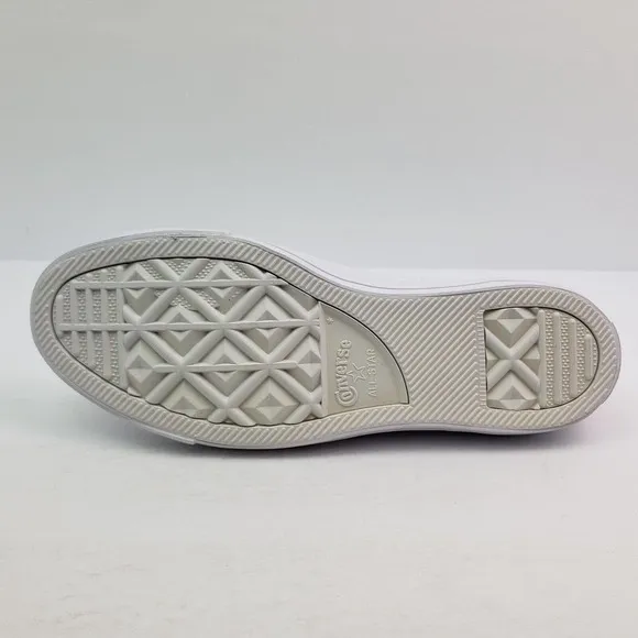 Converse CTAS Ox Womens Size 8 Pale Putty Silver White Low Sneaker Shoes 559884C