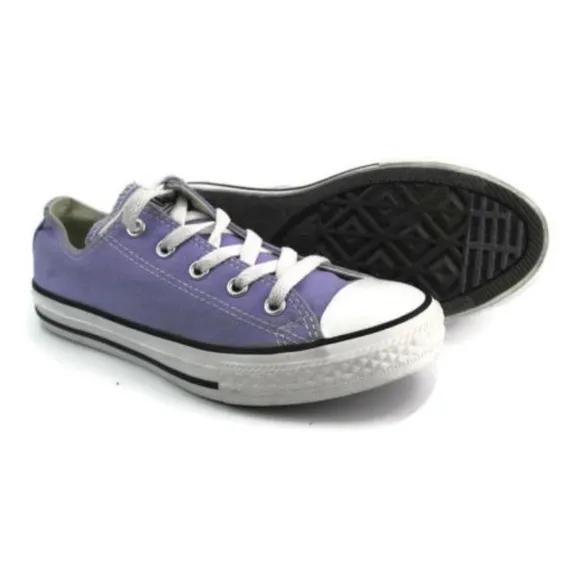 Converse Girl's Purple Fashion Sneaker Shoes Sz 2
