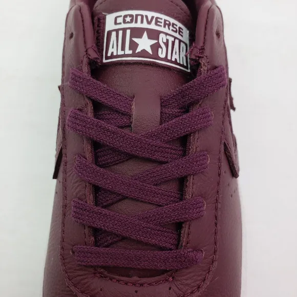 Converse One Star Breakpoint OX Womens Size 7 Dark Sangria Premium Leather Shoes