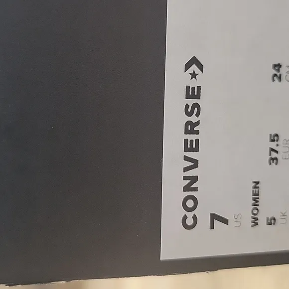 Converse platform Brand new in the box no lid authentic uper textile size women'