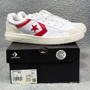 Converse Pro Blaze Classic OX Low Retro '90s Mens Size 9 Sneaker Shoes White Red