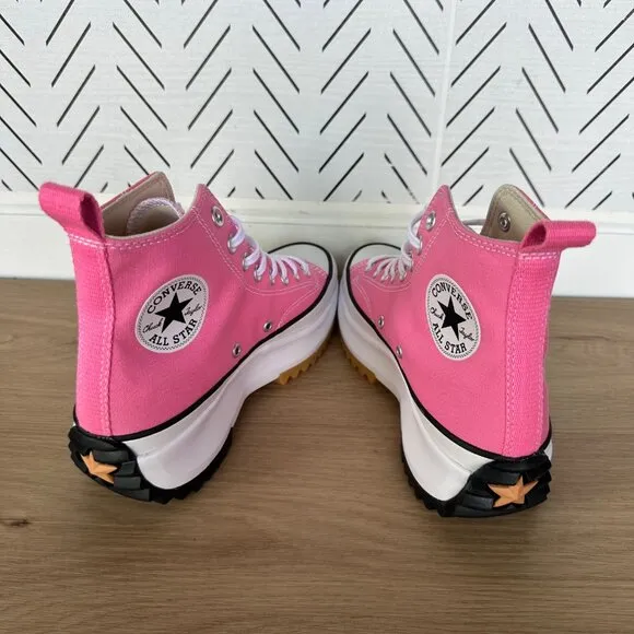 🤩Converse Size 8 Men's Shoes Run Star Hike Pop High Top Sneakers Pink A08735C🤩