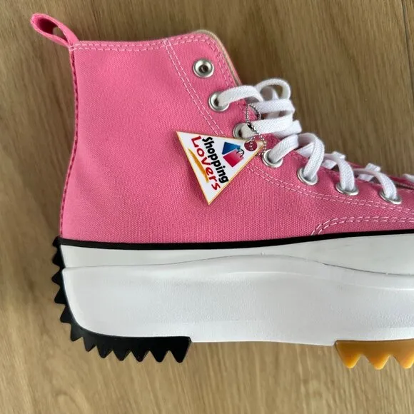 🤩Converse Size 8 Men's Shoes Run Star Hike Pop High Top Sneakers Pink A08735C🤩